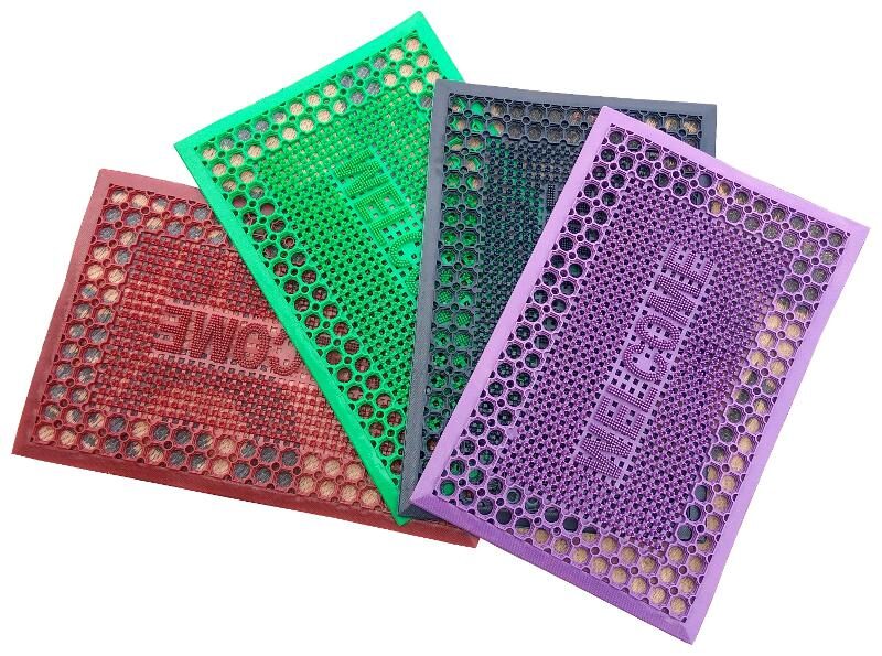 

Shree Jee 4 pcs Doormat multicolor