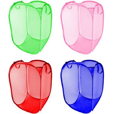 

Shree Jee Nylon Assorted Laundry Basket ( Set of 4 )
