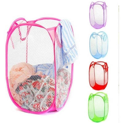 

Shree Jee Nylon Assorted Laundry Basket ( Set of 5 )