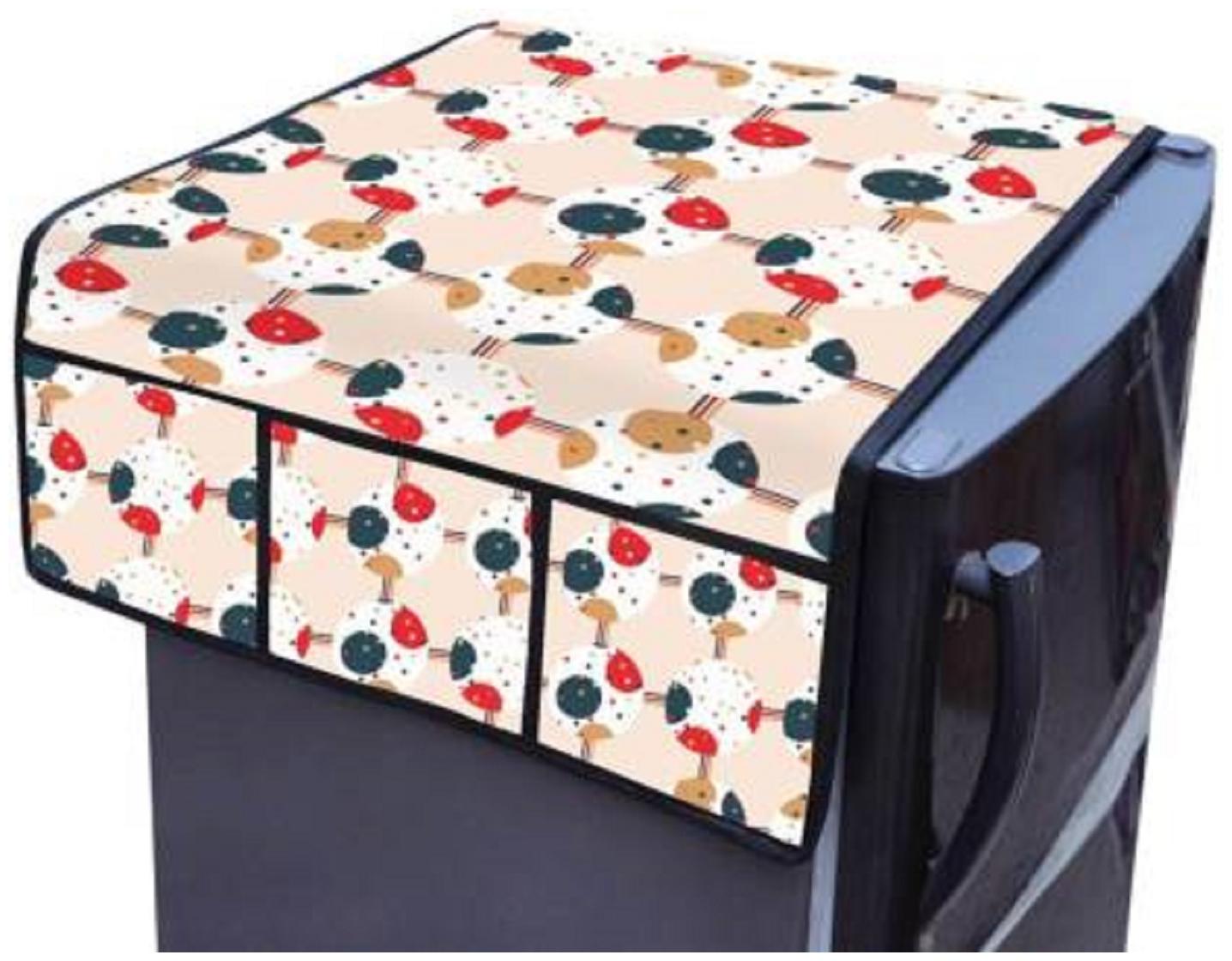 

Shree Jee Printed Refrigerator Top Cover(Pack Of 1))