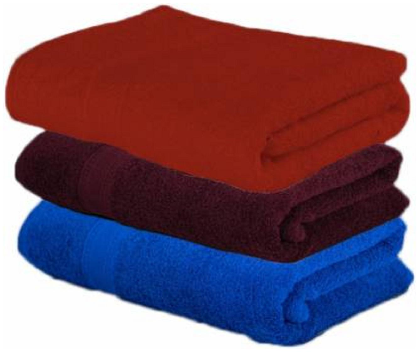 

Shree Jee Pure Cotton Premium Bath Towel(Pack of 3)