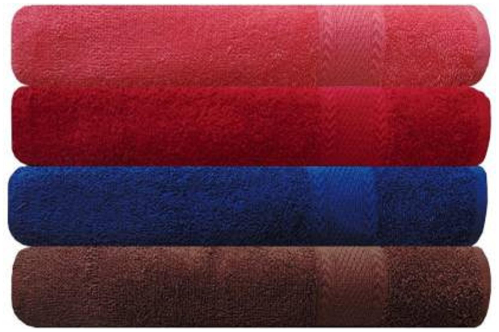 

Shree Jee Pure Cotton Premium Bath Towel(Pack of 4)