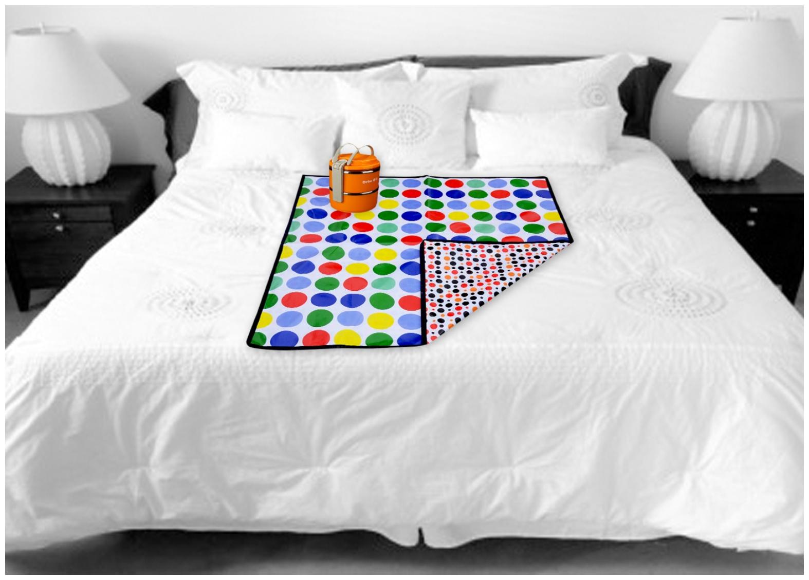 

SHREE JEE Waterproof PVC Food Mat Bed Server (Pack of 1))