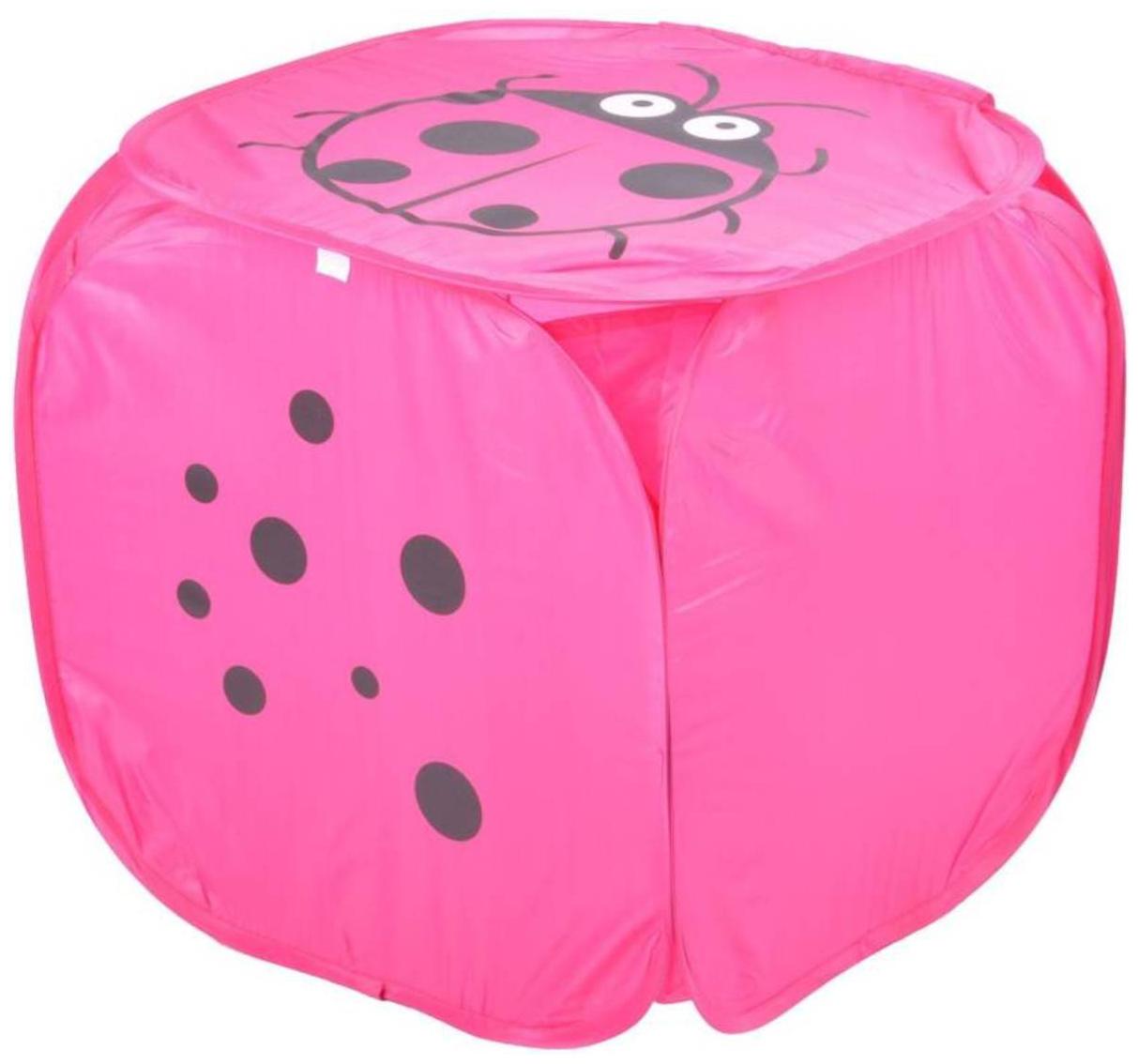 

Shree Jee Nylon Pink Laundry Basket ( Set of 1 )