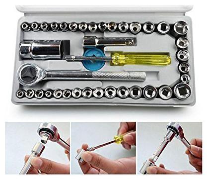 

Shrines 40 in 1 Screw Driver Set PCS Automobile Motorcycle Tool Box Set