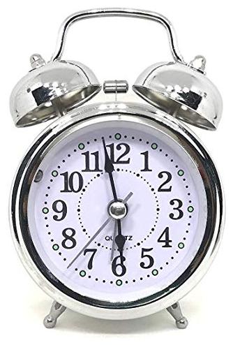 

Shrines Metal Analog Alarm clock ( Set of 1 )