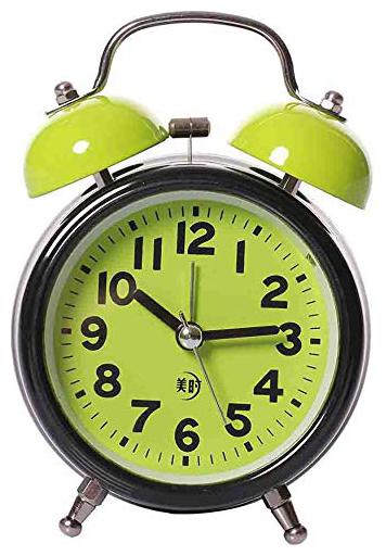 

Shrines Metal Analog Alarm clock ( Set of 1 )