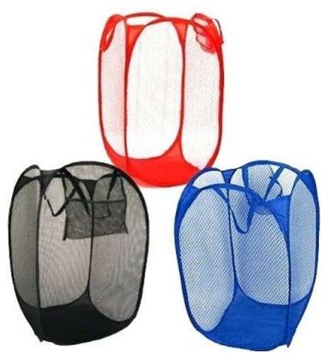 

Shrines Synthetic Assorted Laundry Basket ( Set of 3 )