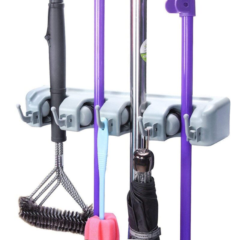 

Shrines Mop And Broom Holder Multipurpose Wall Mounted Magic Holder Broom Mop Organizer Storage Hooks Ideal Broom Hanger For Kitchen Garden Mop Holder Broom Holder Wall Mounted