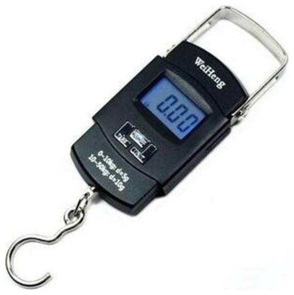 

Shrines Weighing Scale Digital Heavy Duty Portable Hook Type with Temp 50kg