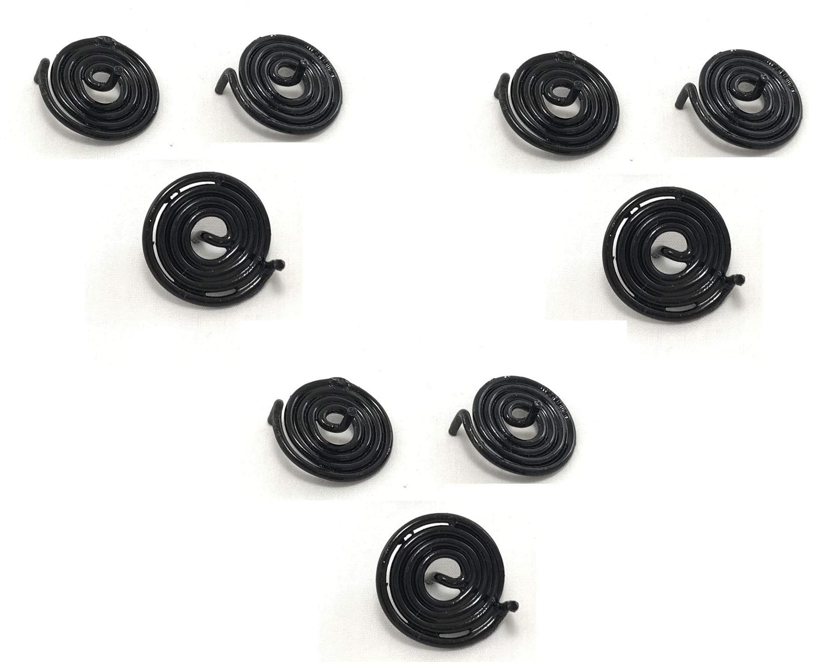 

Shubh Sanket Vastu Black Wavy Round Anti Clockwise Spring For North North East Direction 1 5 (Mahavastu Remedies) Set Of 9