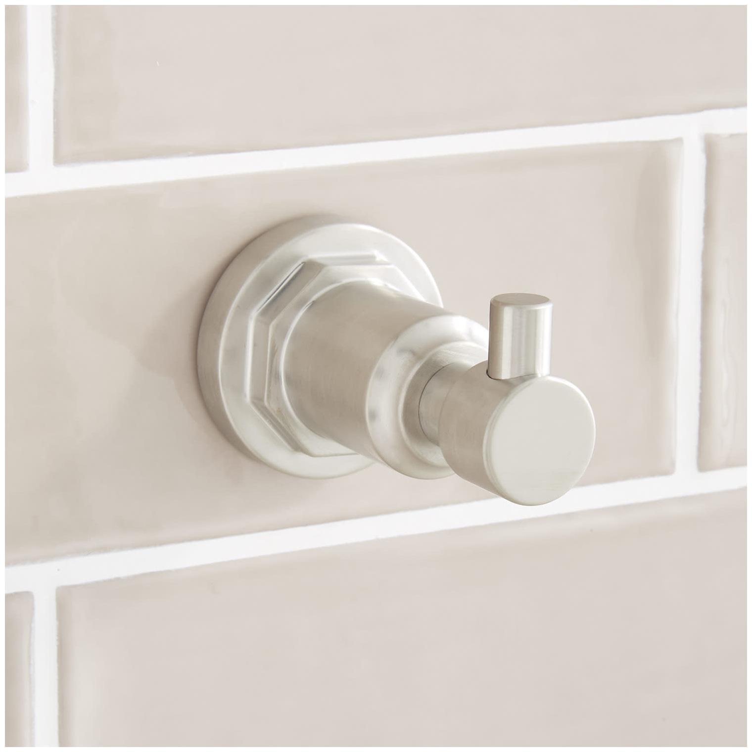 

Signature Hardware 948293 Greyfield Single Robe Hook - Nickel