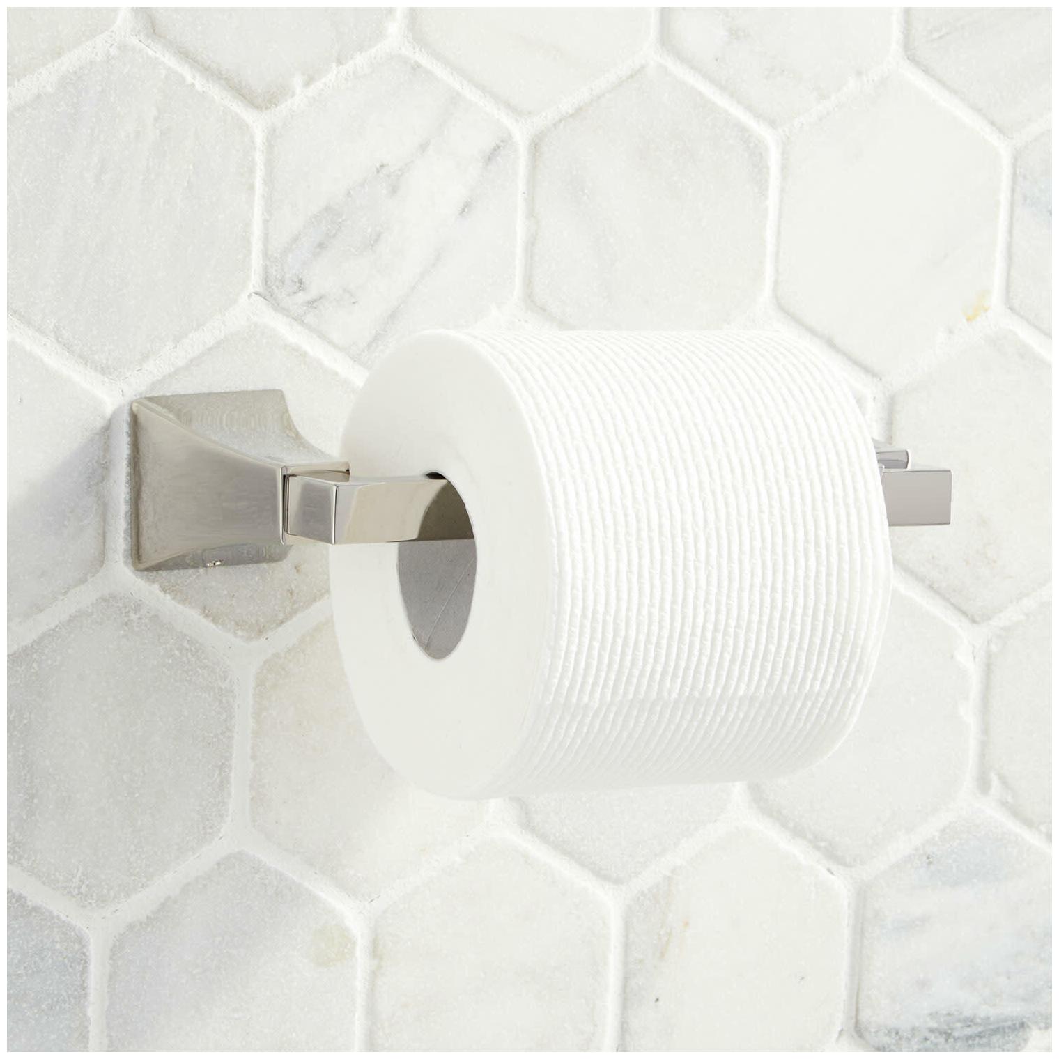 

Signature Hardware 948229 Vilamonte Single Post Toilet Paper - Nickel