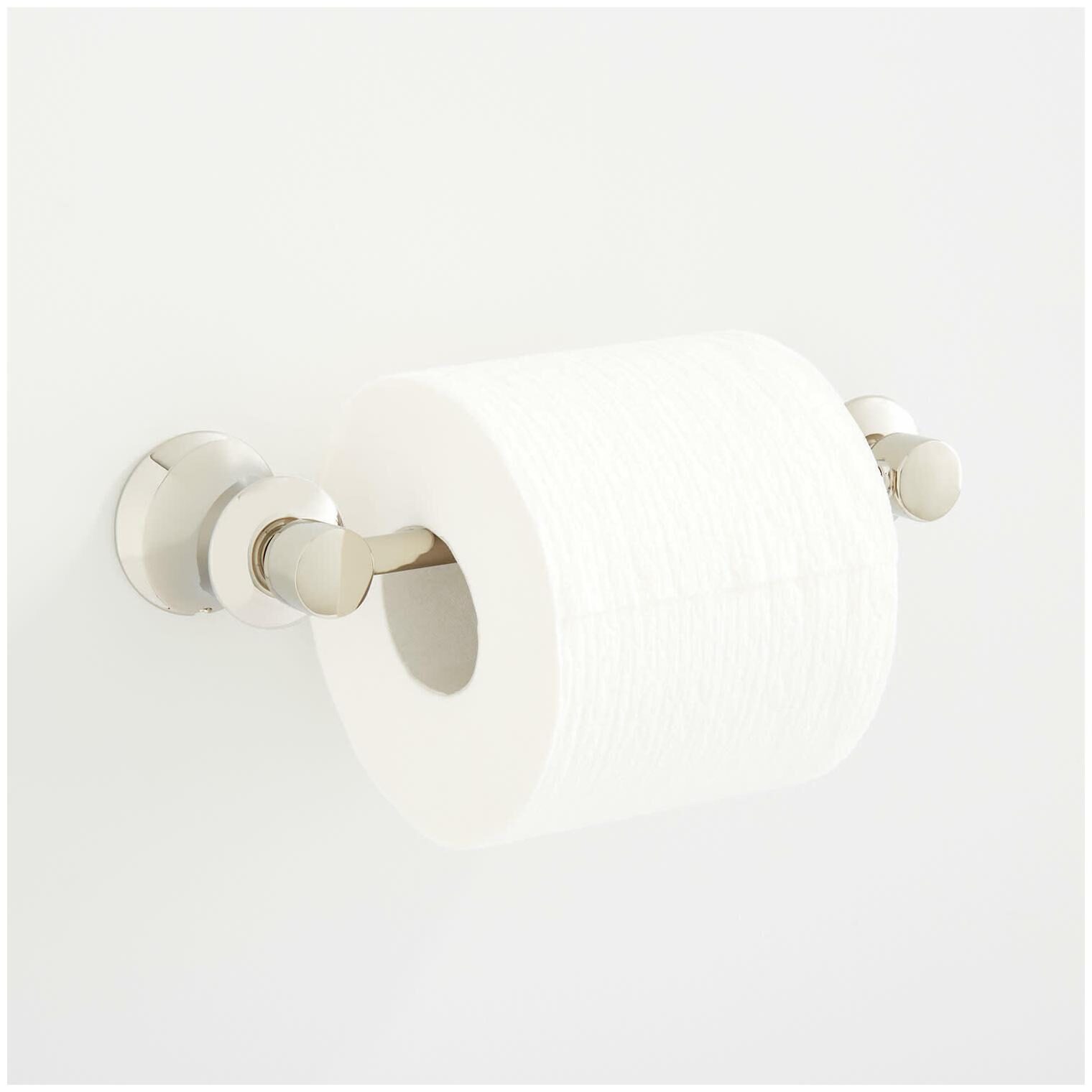 

Signature Hardware 948204 Pendleton Single Post Toilet Paper - Nickel