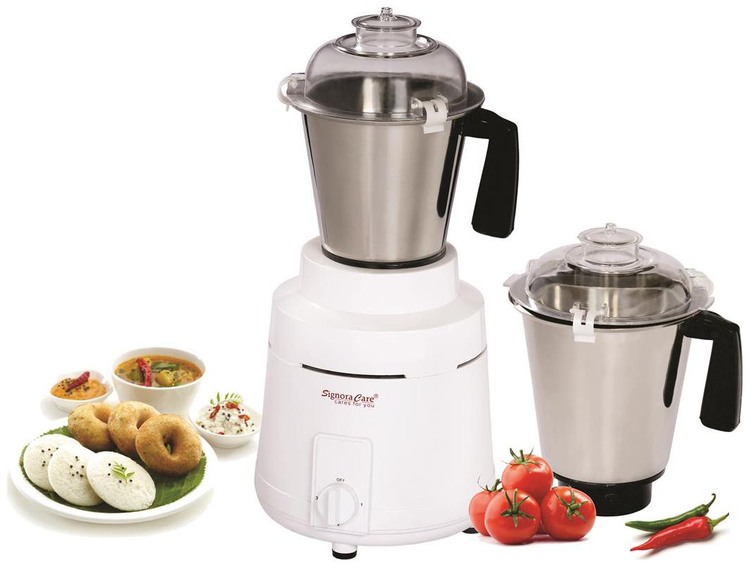 

Signora Care INOV 1400 W 400 W Mixer Grinder ( White 2 Jars )
