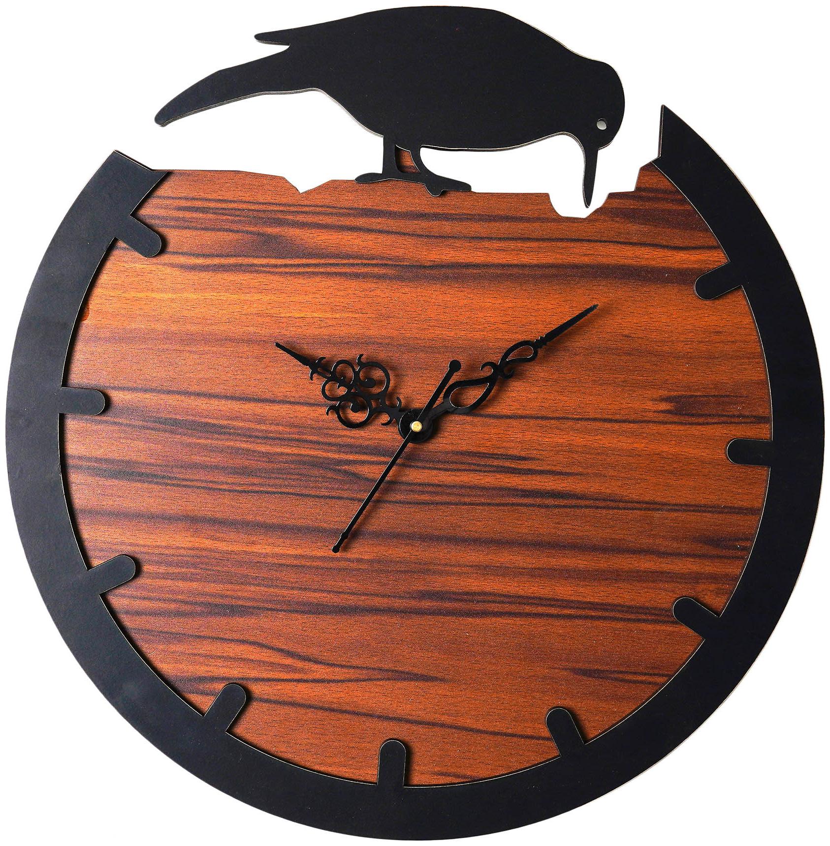 

Singh Brothers Wood Analog Wall clock ( Set of 1 )
