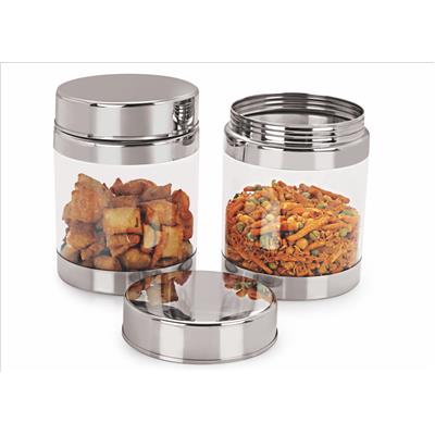

Sizzle Containers 1200 ml Set of 2 Galaxy Clear Jar S12