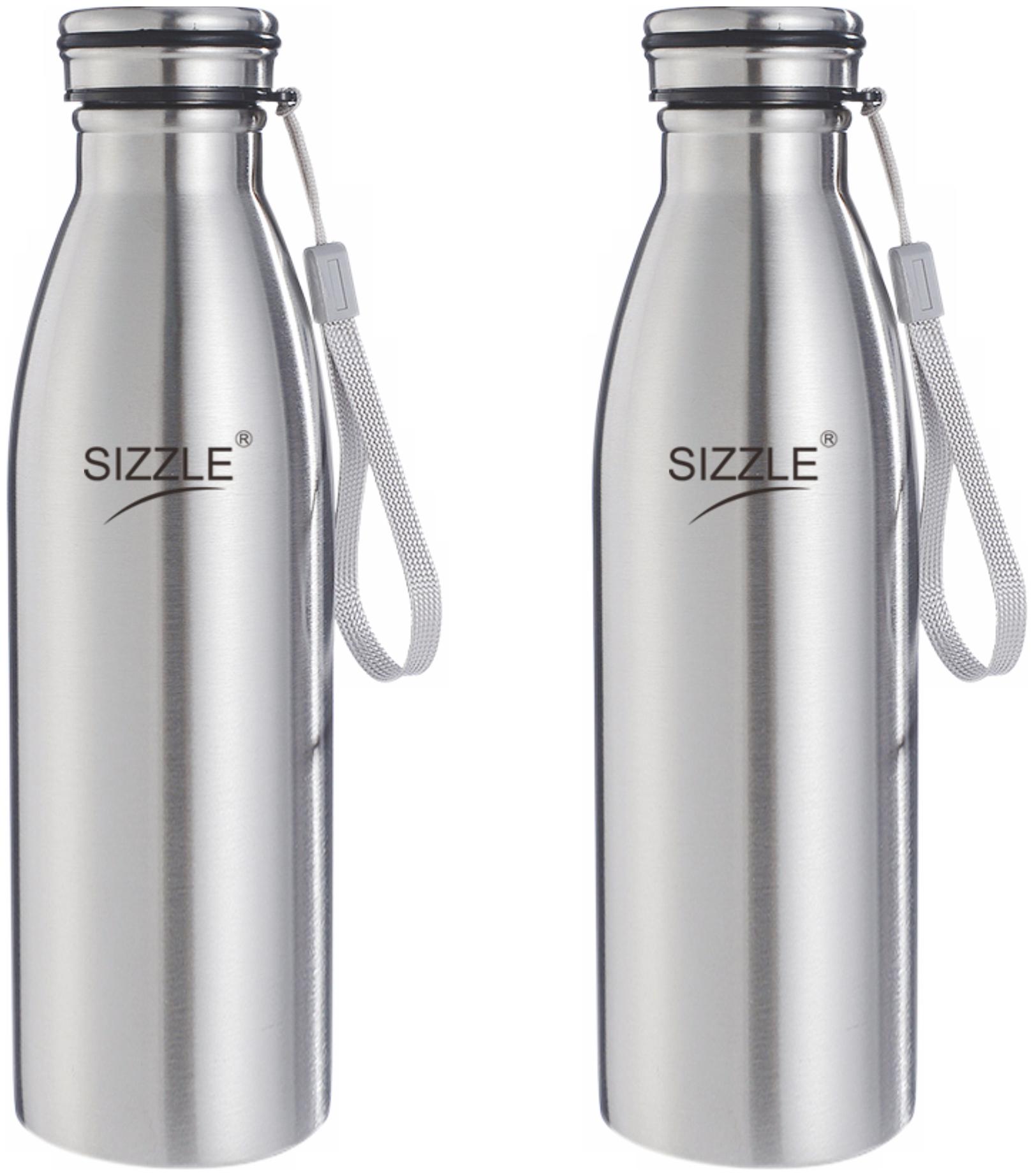 

Sizzle 1000 ml Stainless Steel Thermosteel Bottles ( Silver )