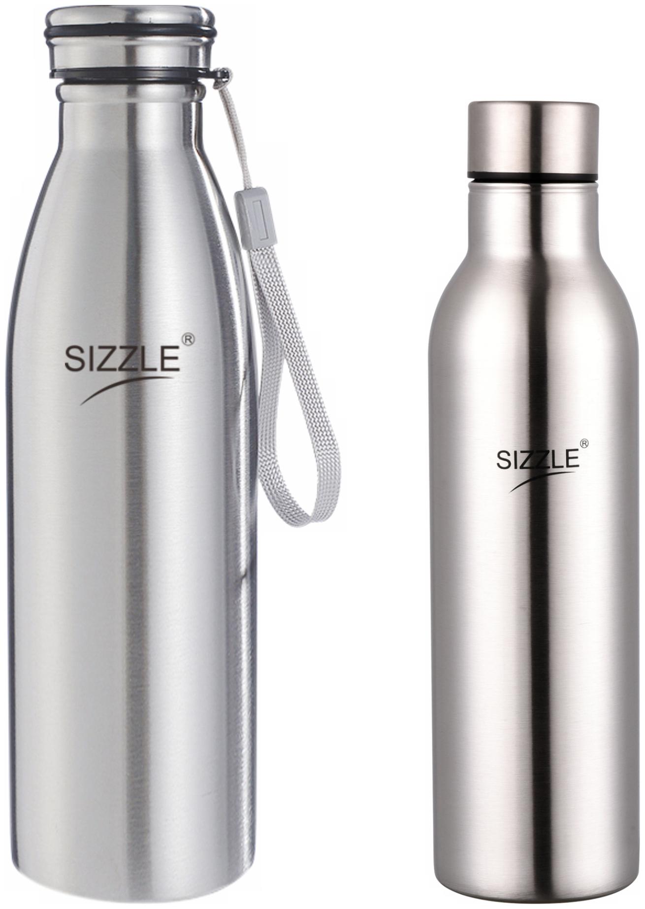 

Sizzle 1000 ml Stainless Steel Thermosteel Bottles ( Silver )