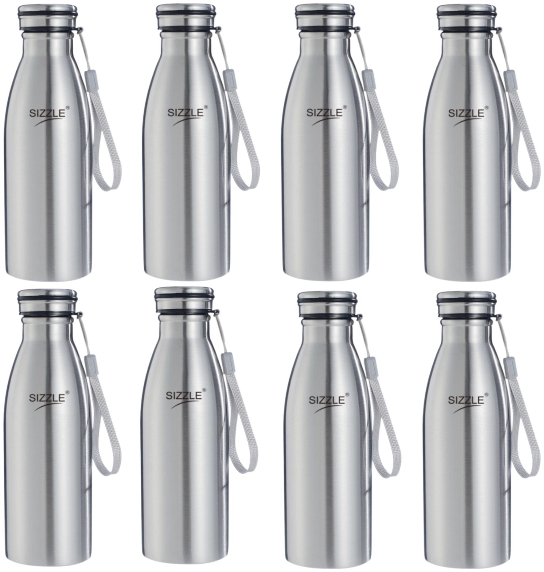 

Sizzle 600 ml Stainless Steel Thermosteel Bottles ( Silver )