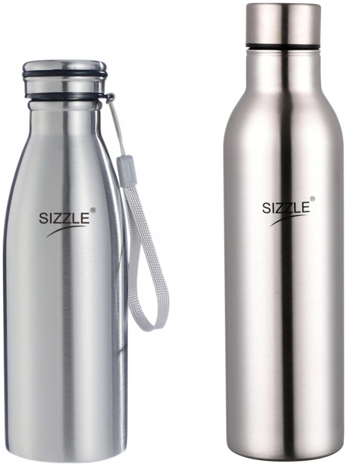 

Sizzle 750 ml Stainless Steel Thermosteel Bottles ( Silver )