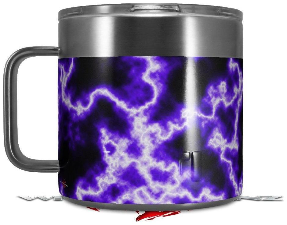 

Skin Wrap for Yeti Coffee Mug Electrify Purple CUP NOT INCLUDED