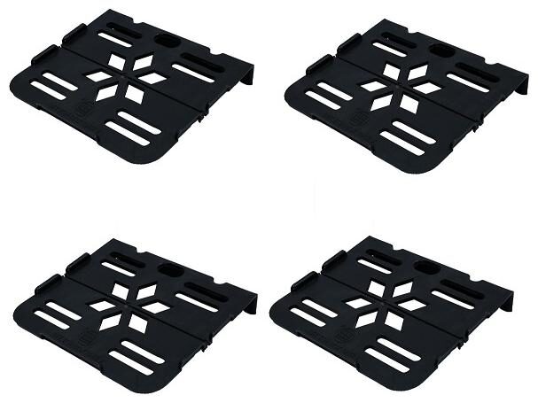 

SKMetals wall stand Plastic Set of 4