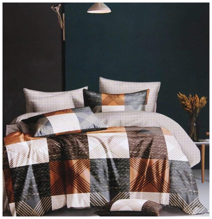 

SKY TEX Cotton Geometric King Size Bedsheet 150 TC ( 1 Bedsheet With 2 Pillow Covers Multi )