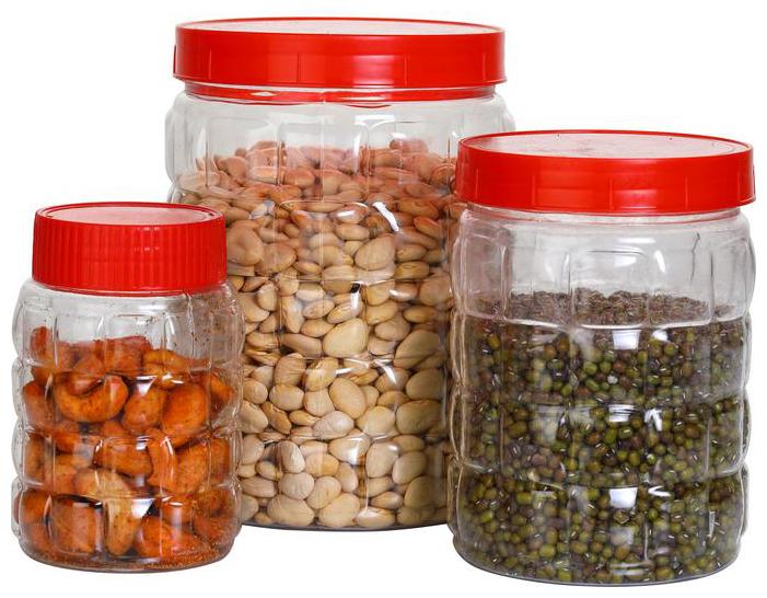 

SKYFLY 1000 ml Transparent Plastic Container Set - Set of 1