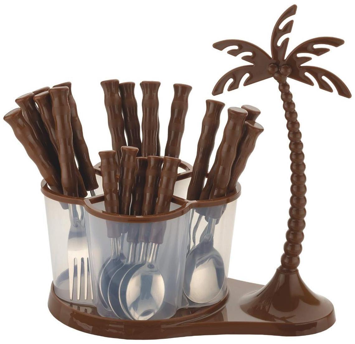 

SKYFLY Cutlery Set For Dining Spoon Set Cutlery Set With stand For Kitchen