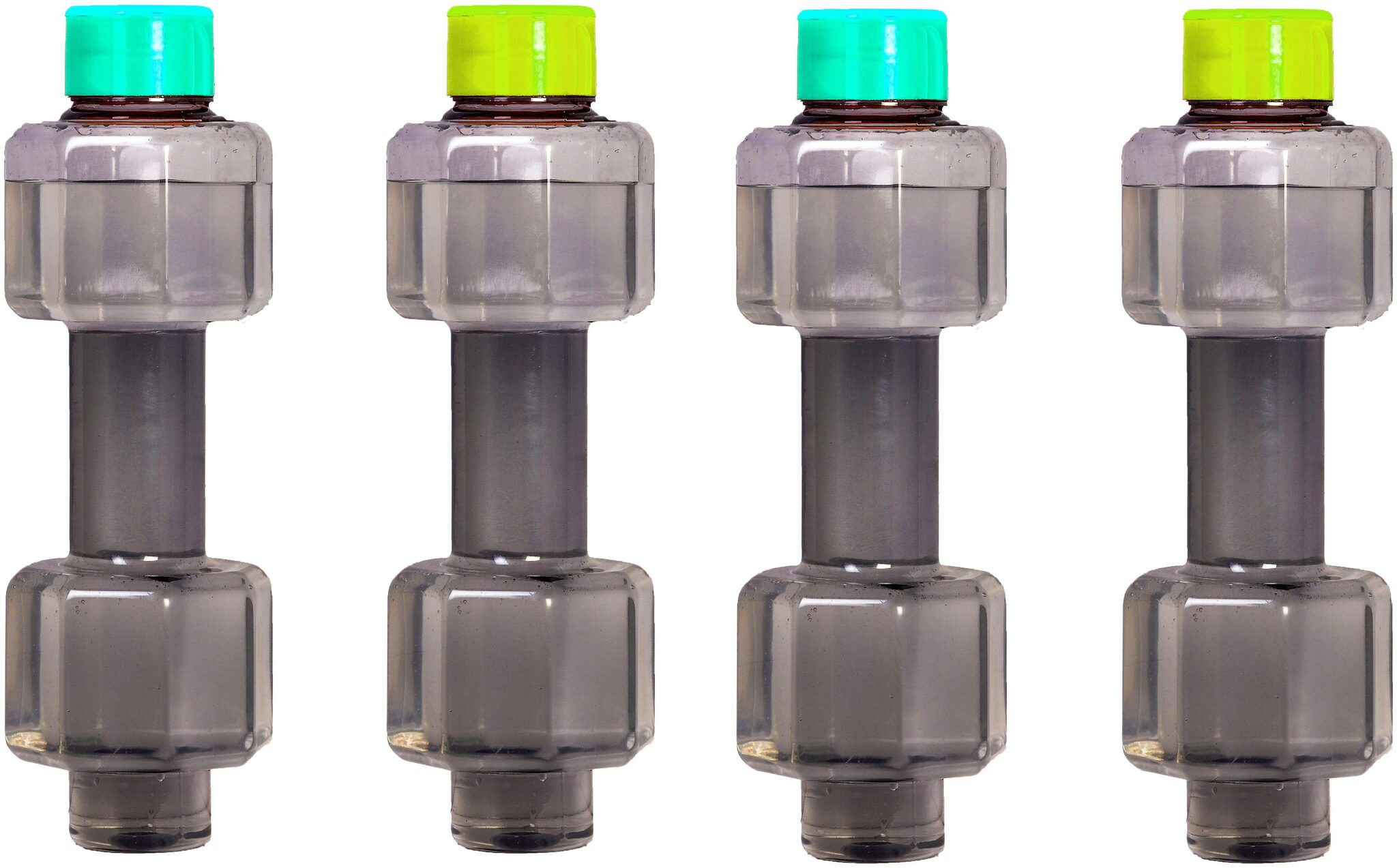 

SKYFLY Plastic Assorted Water Bottle ( 1000 ml Set of 4 )