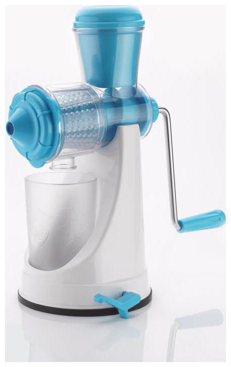 

SKYFLY Fruit Vegetable Manual Hand Juicer- Light Blue White