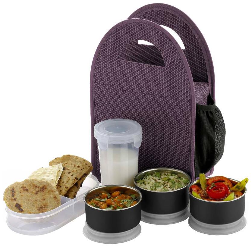 

SKYFLY Purple Lunch box ( Set of 1 500 ml )