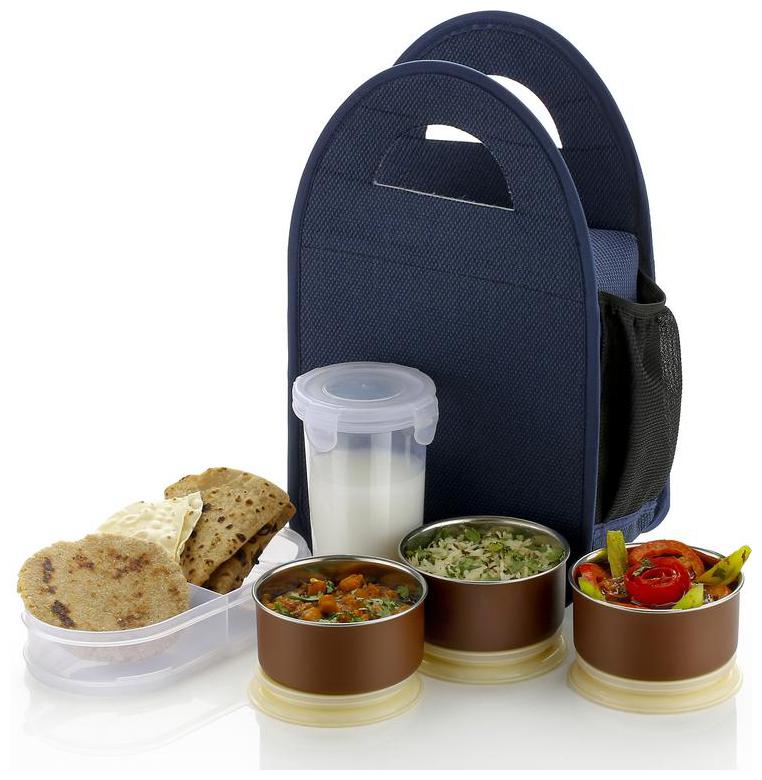

SKYFLY Blue Lunch box ( Set of 1 1200 ml )
