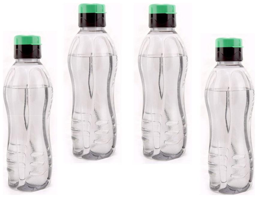 

SKY HEART Plastic Grey Water Bottle ( 1000 ml Set of 4 )