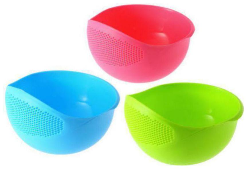 SKYHEART Multicolored Mixing Bowls Plastic Disposable Bowl Set Multicolor, Pack of 3 Plastic Disposable Bowl Set Multicolor, Pack of 1
