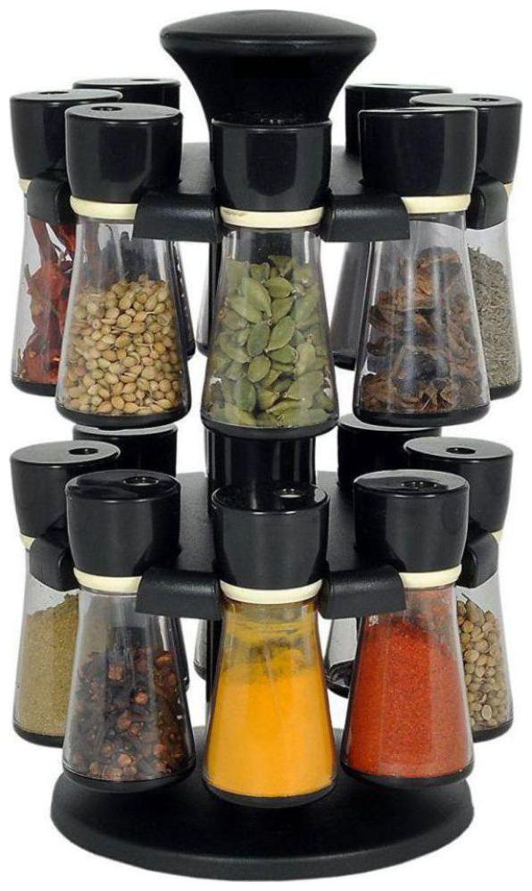

SKYHEART Polycarbonate Spice Container 16 pc Container Set of 1