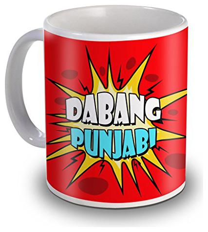 

Skytrends Dabang Punjabi Funny Ceramic Ceramic Coffee Mug