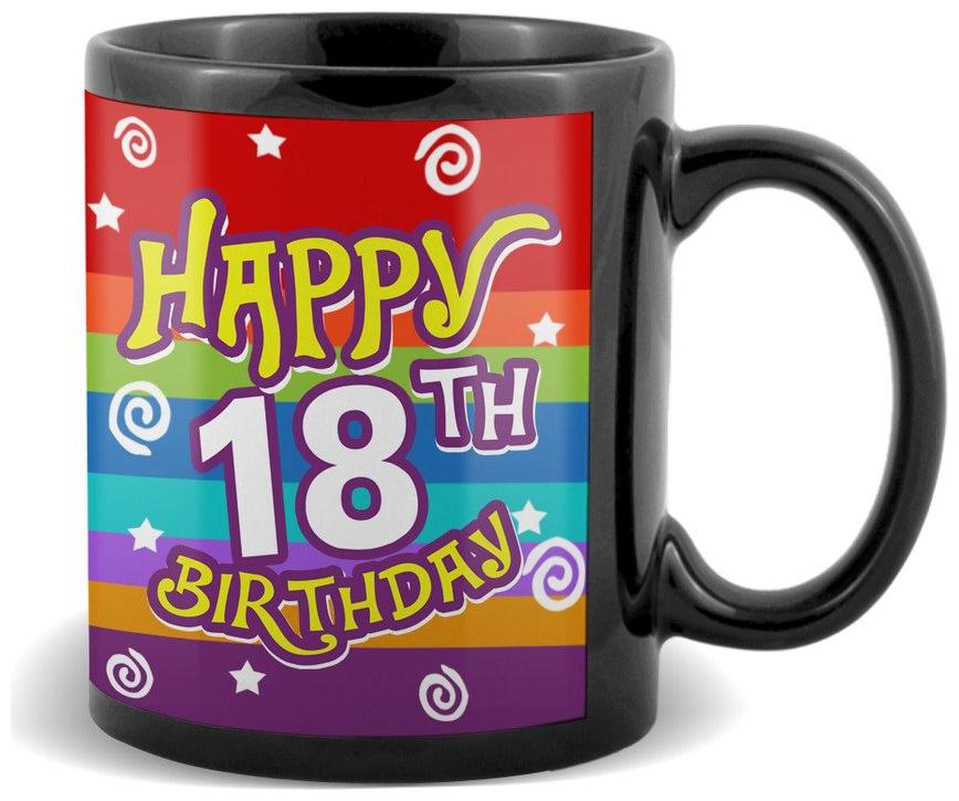 

Skytrends Happy 18th Birthday Ceramic Coffee Mug -350 ml