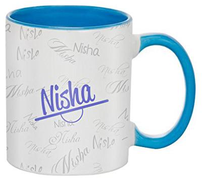 

Skytrends Nisha Birthday Gift Blue Coffee Mug 350 ML
