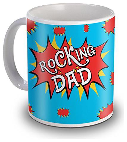

Skytrends Rocking Dad Gifts For Birthday Ceramic Coffee Mug