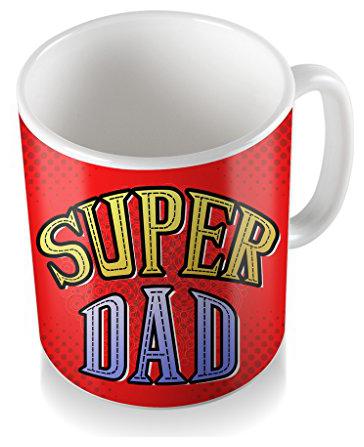 

Skytrends Super Dad Gifts For Birthday Coffee Ceramic Mug