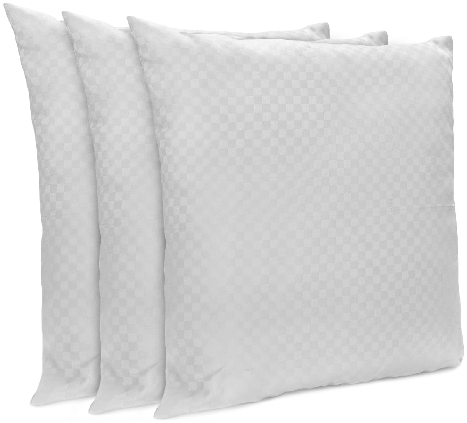 

Sleep Expert Premium Quality Checks Printed Fabric Soft Cushions Pack of 3