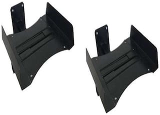 Smart Shelter Size Adjustable Universal Speaker Wall Mount Stand - Set of 2 Mounts(100% Made of Metal)