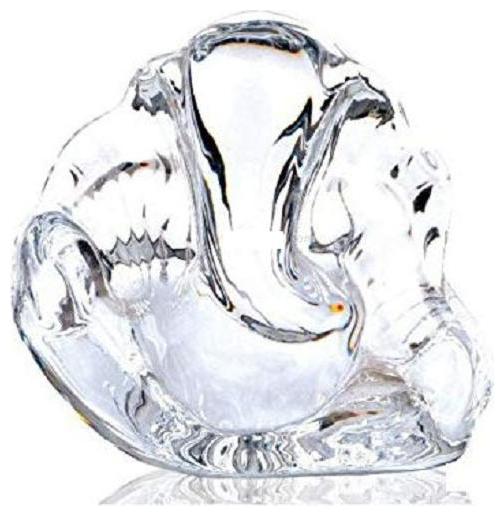 

SMART SKILL HOME EXQUISITE GLASSWARE HOME DECOR CRYSTAL MEDIUM GANESHA GANPATI GAJANAND SPIRITUAL IDOL BEST OPTION FOR GIFTING SELF USE FOR TEMPLE AND FOR GOOD LUCK Decorative Showpiece - 8 cm