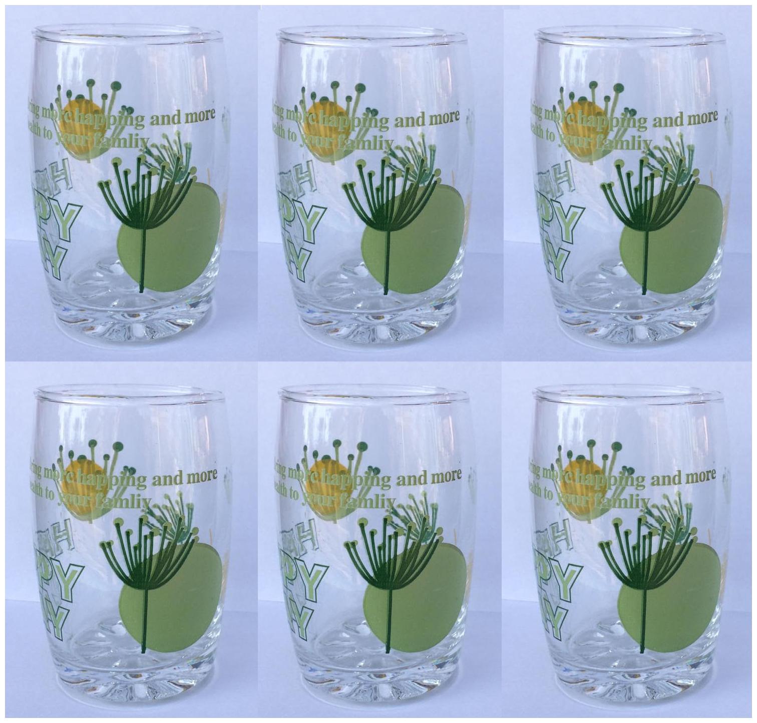 

Smart Skill Home Utility- Glassware- Printed Tumbler Glass Set of 6