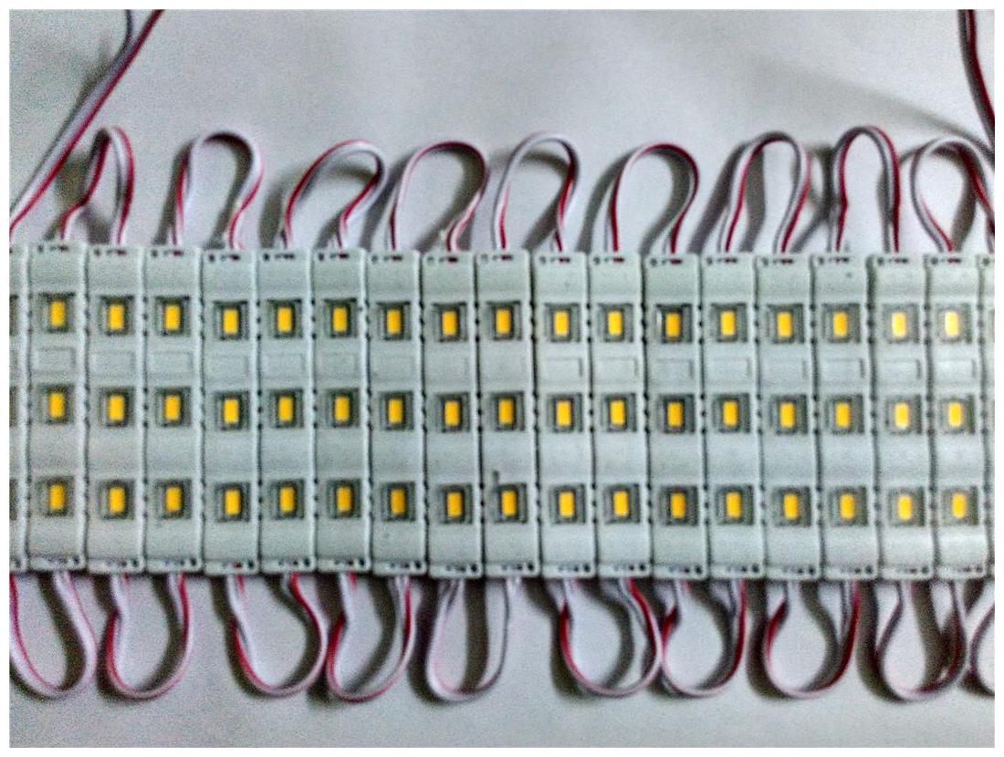 

SMD 5630 Warm White LED Module Light Waterproof 5 strip of 3 LED