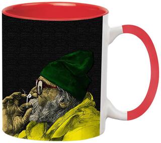 Smoking Ceramic Coffee Mug by Ashvah - MUG1643