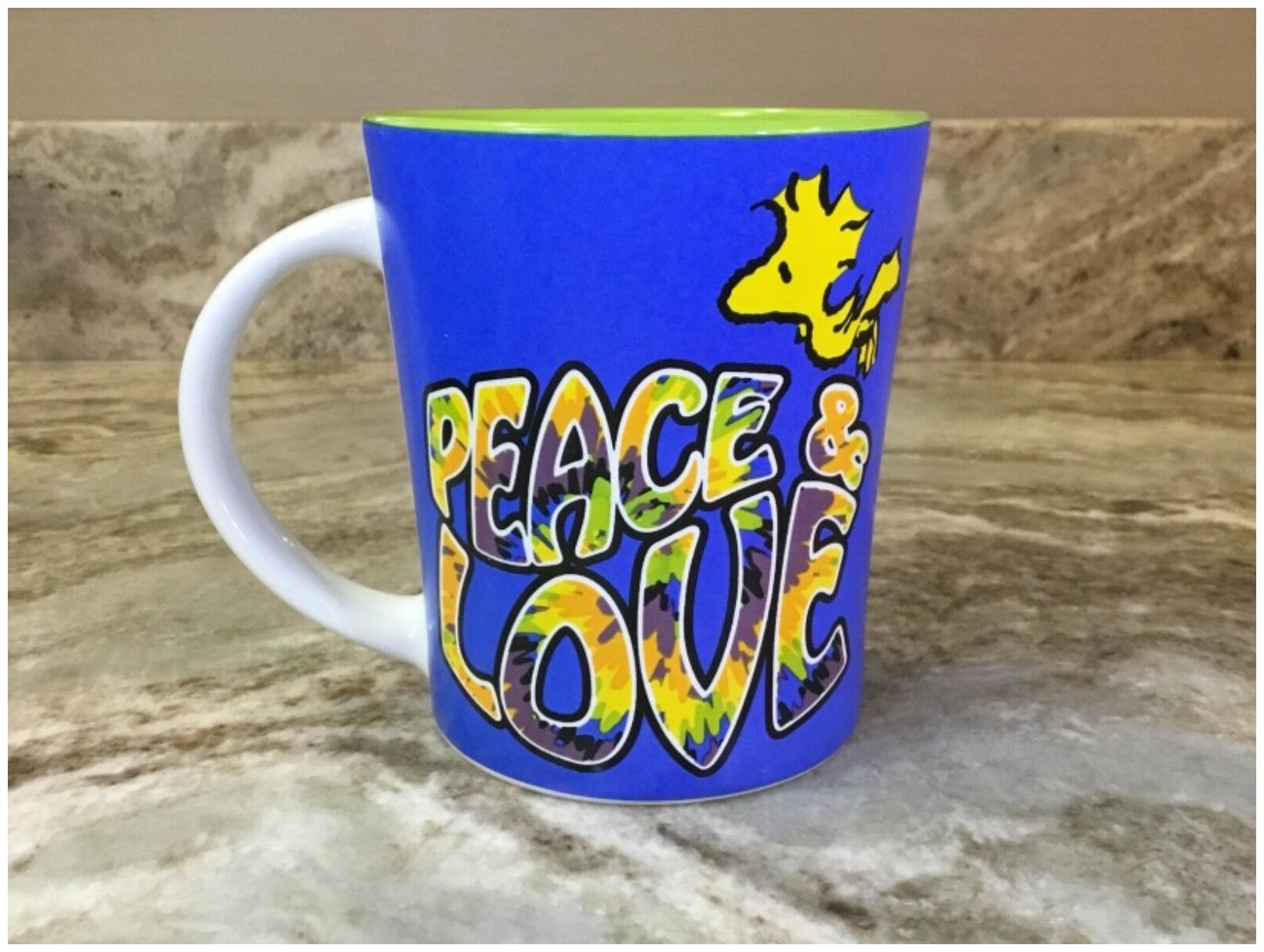 

Snoopy And Woodstock Coffee Mug Peanuts Colorful Designs You Choose 15oz New