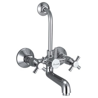 

Snowbell Wall Mount Brass Wall Mixers ( Handle Controlled )